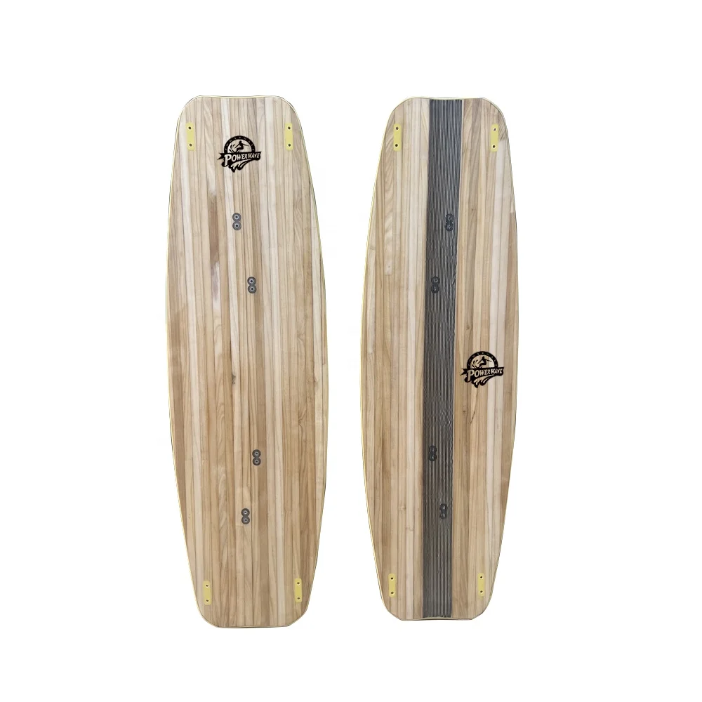 

New Wooden Kite Boards Kite Surfing High Performance Real Wooden Wake Surfboards