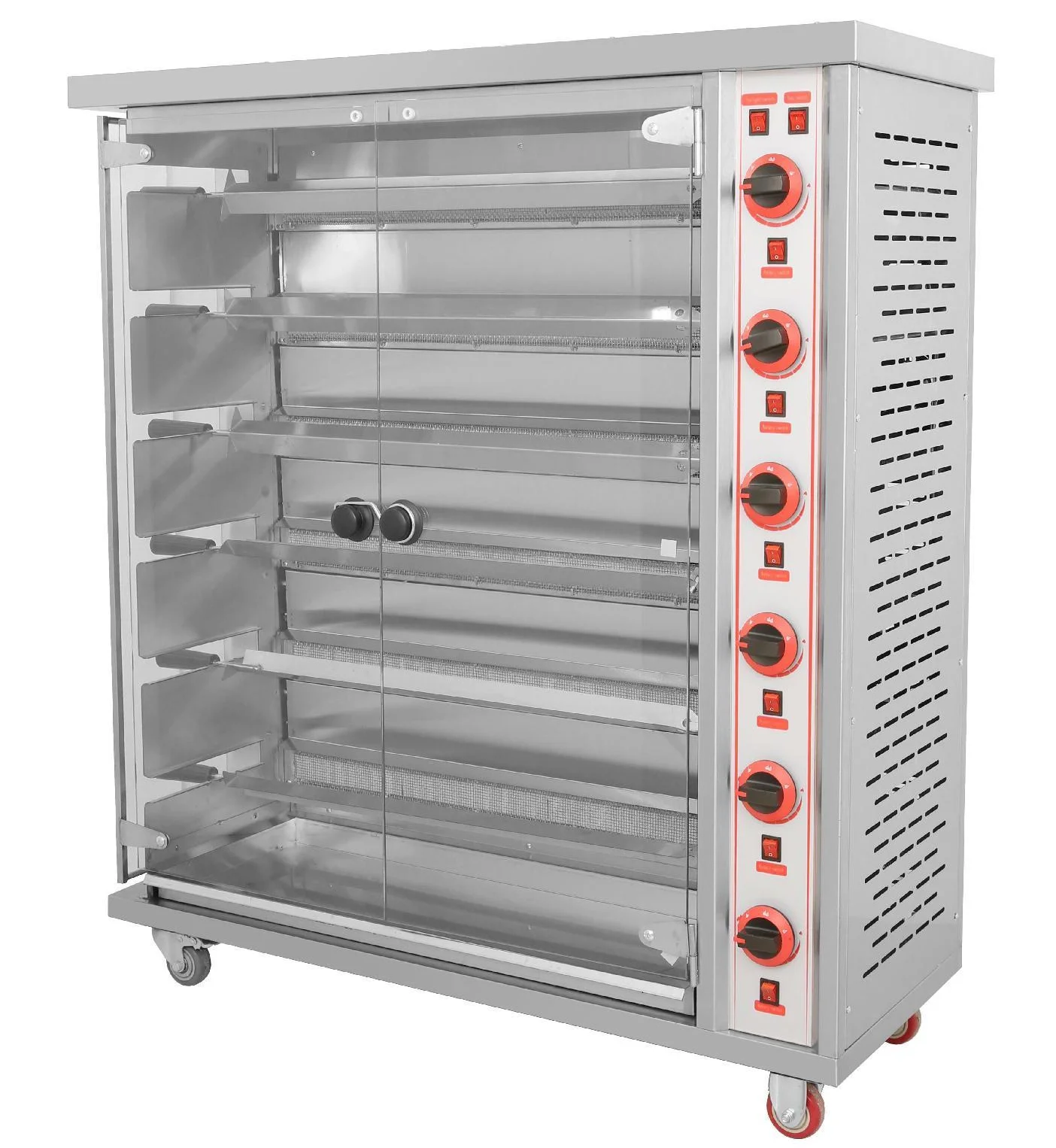 

Commercial Gas Chicken Grill Rotisserie Machine Gas Type Chicken Rotiserrie Roaster For Restaurant