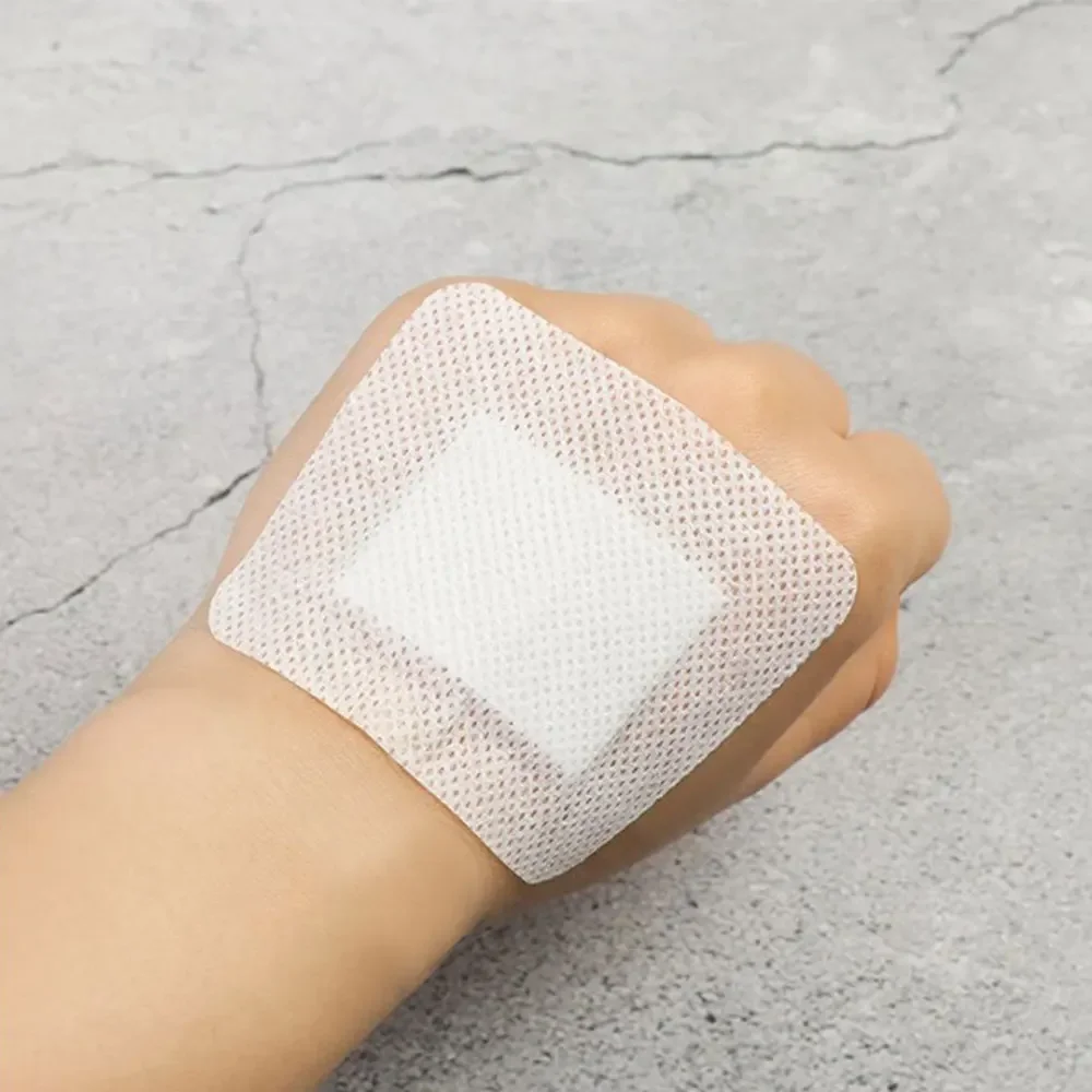 Plâtre adhésif jetable Non tissé pour hémostase, grande taille, accessoires de soins des plaies, pansements en gaze, 10 à 100 pièces