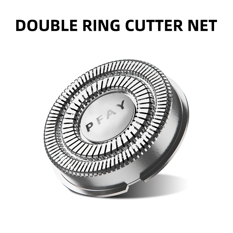 PFAY PB18 Electric Shaver Head Stainless Steel Razor Blade Automatic Double-ring Ultra-thin Cutter Net Suitable for PA168 PA368