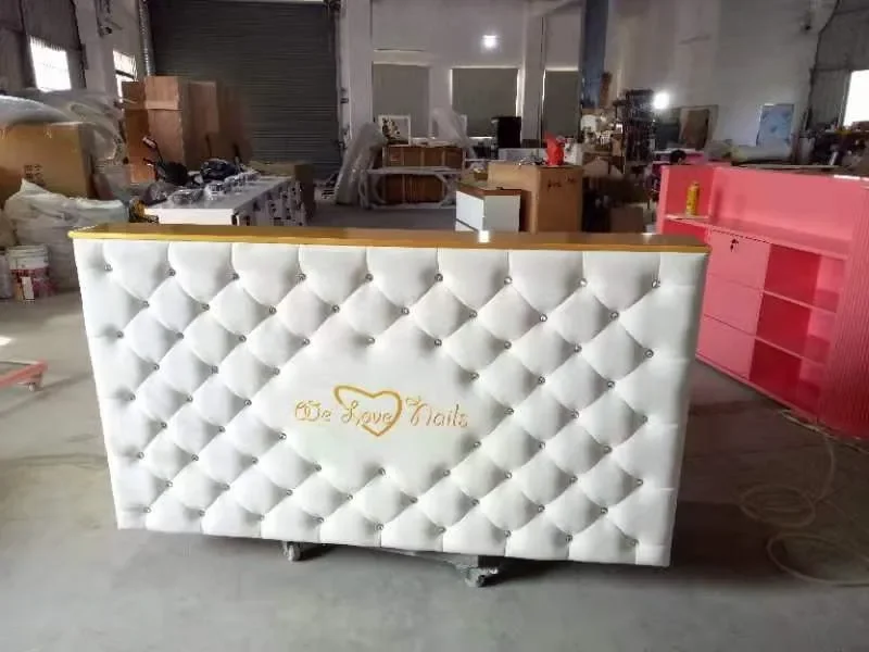 

Cashier Counter Beauty Front Desk Simple Modern Clothing Store Counter Barber Shop Reception Desk