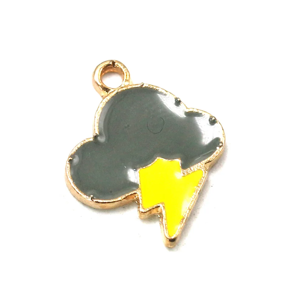 

10 Pcs Alloy Pendant Charm for Bracelet Anklet Necklace Stylish Unique Shape Diy Accessories Cartoon Fashion