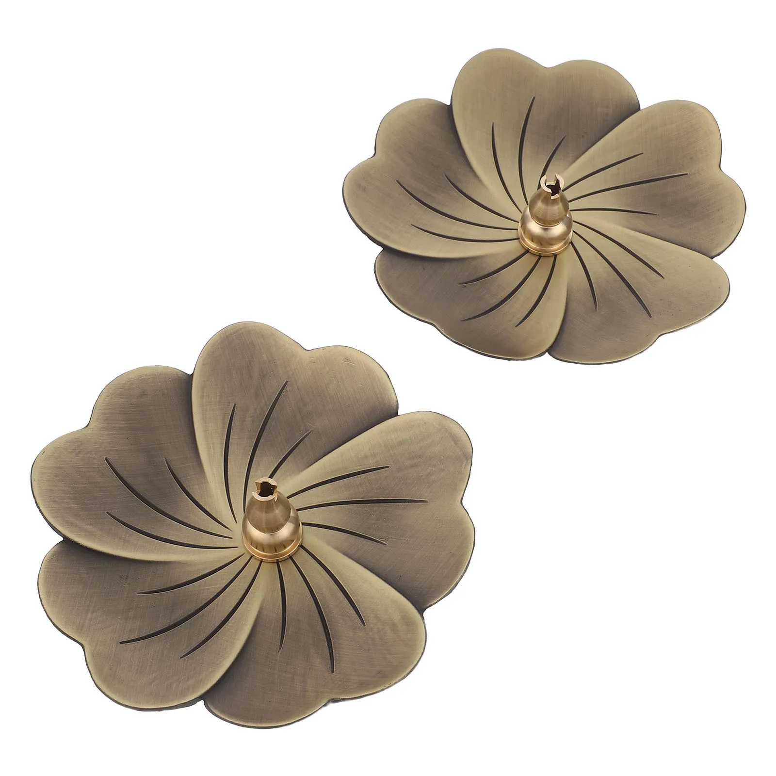 

2Pcs Gourd Incense Holder Chinese Ash Tray Meditation Smudging Decorative Metal Ash Tray Organizer for Office Yoga
