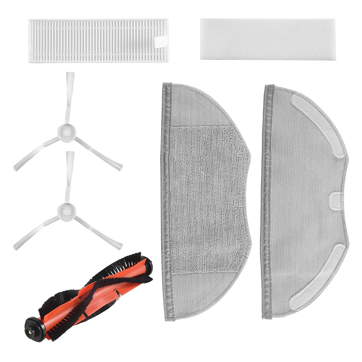 M17K الفرش الرئيسية مرشحات فرشاة جانبية تنظيف ممسحة خرقة الملابس لملحقات المكنسة الكهربائية الروبوتية Xiaomi Mijia G1