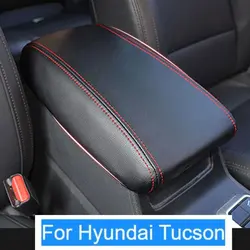 For Hyundai Tucson 2006 2007 2008-2013 /2015 2016 2017 2018 2019 2020 Microfibre Leather Center Armrest Box Cover Car Interior