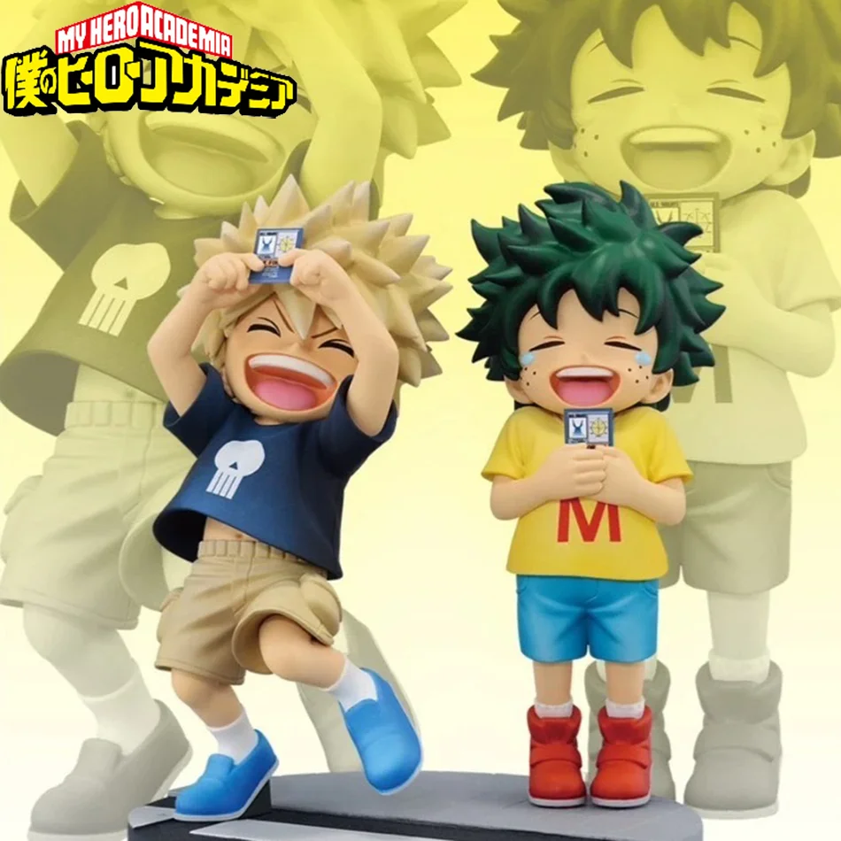 

New Arrival | In Stock Gift | My Hero Academia Childhood Izuku Midoriya / Childhood Katsuki Bakugo Figure Model Decoration Gifts