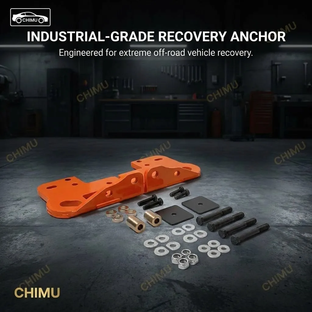 【CHIMU HOME】4x4 Front Recovery Points Towing Hook Anchor Kit for Isuzu D-MAX 2002-2016
