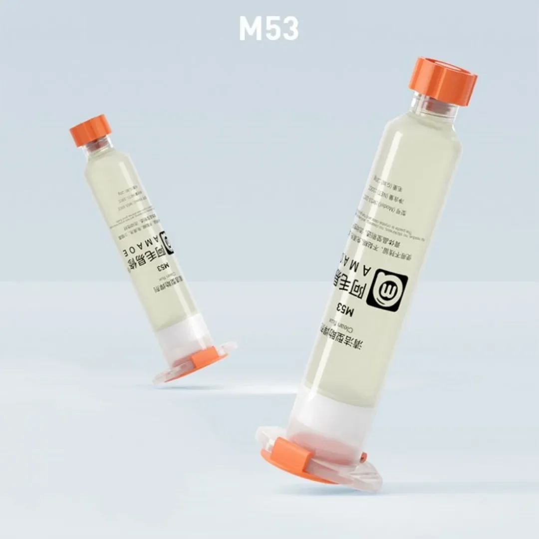 Amaoe M53 10cc No Clean Smooth Flow Tracky Soldering Flux Paste for Mobile Phone Laptops CPU BGA