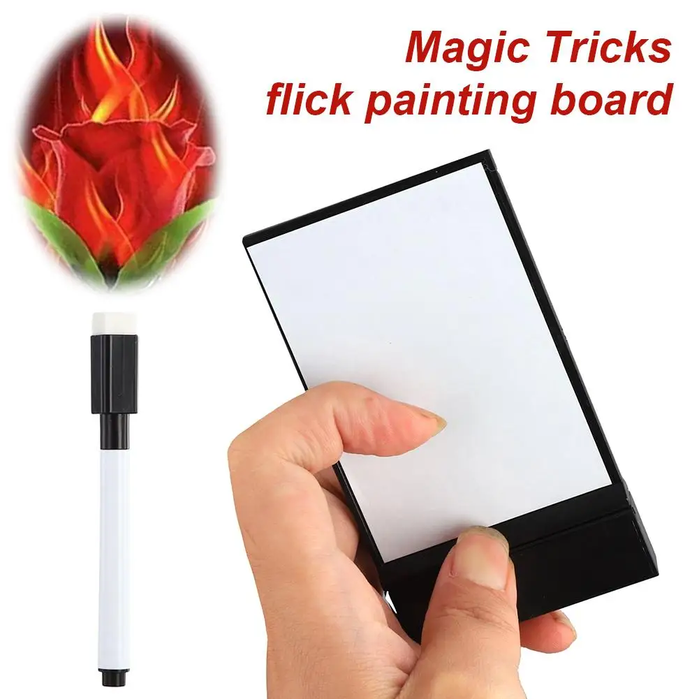 1Set Magic Prop Art Book Draw What You Like Just Flick It Surprise Gift Magic Prop Confession Gift Ring Chic Magic Prop