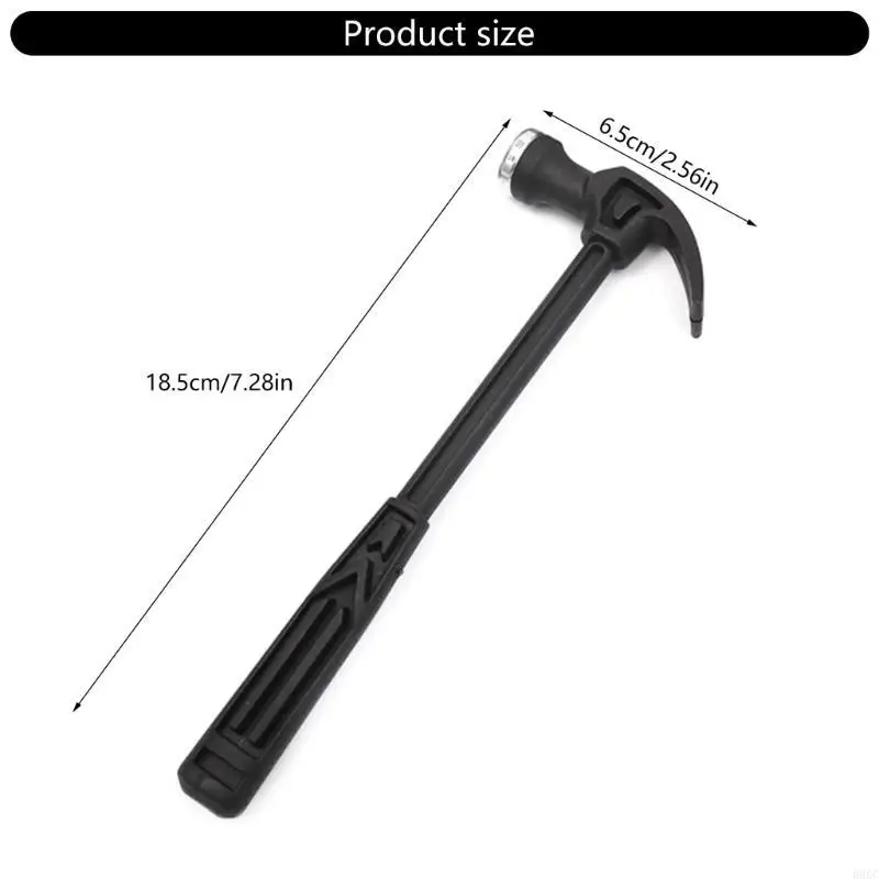 B0KC Versatile Claw Hammer Multifunctional Iron Head for Repair and DIY Projects
