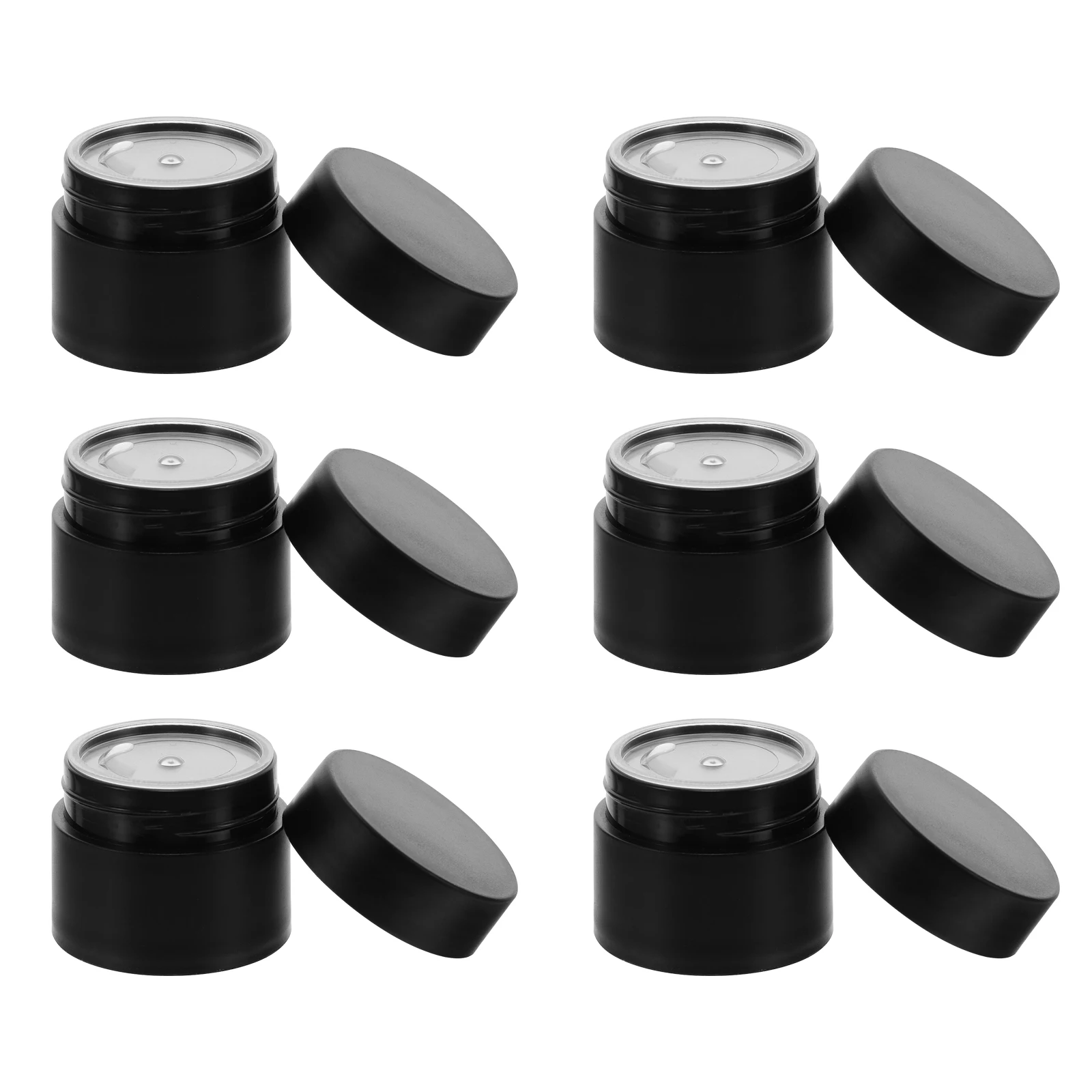 

20pcs Mini Plastic Containers Empty Jars Travel Size Leak Proof Lightweight Cosmetics Container For Cream Powder Storage