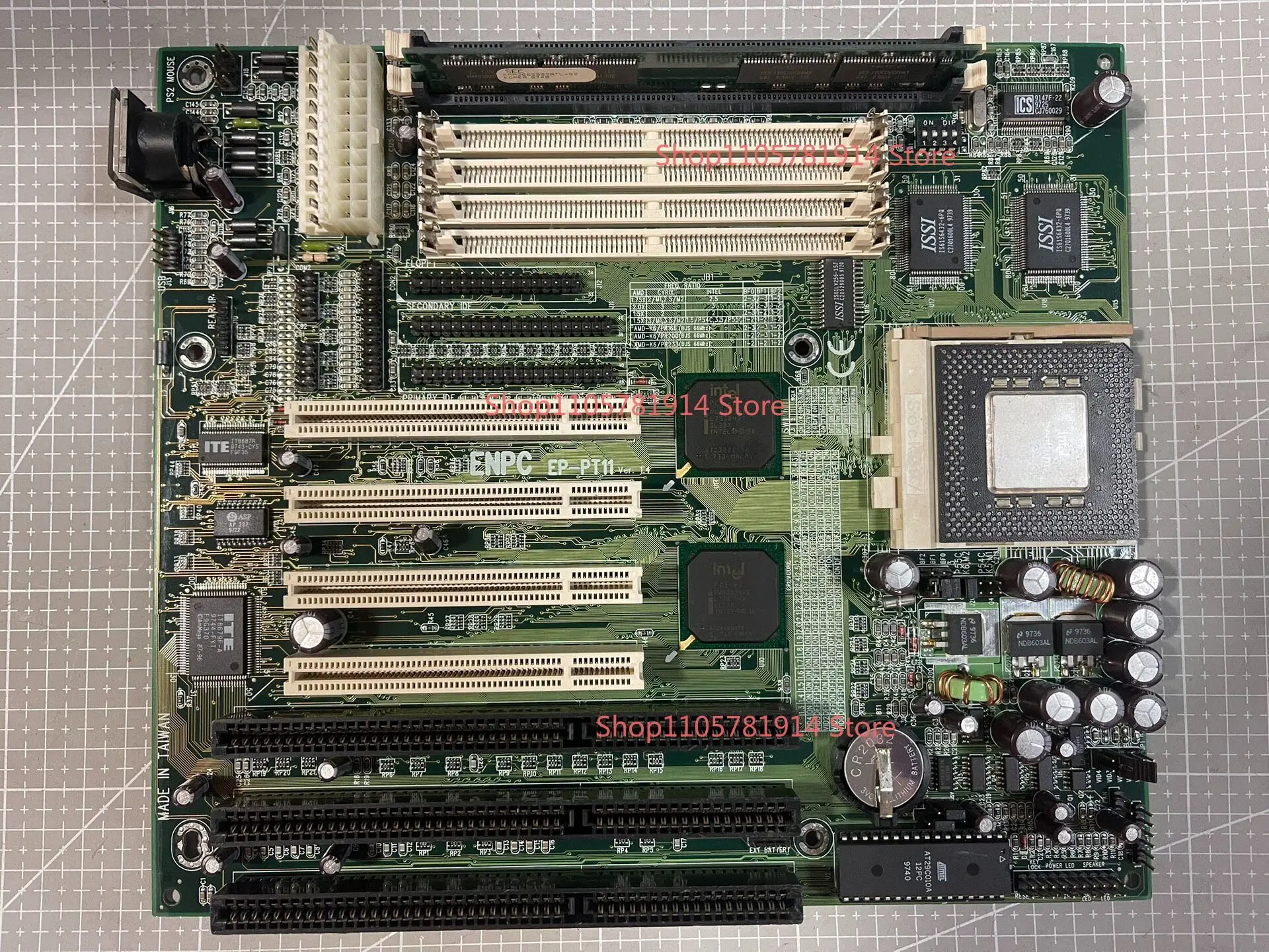 For The Yingzhen ENPC EP-PT11 586 Computer Motherboard, Supports Most 586 Processors Ranging From 1.3v To 3.5v