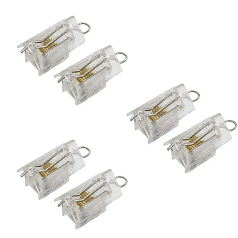 G99A 6Pcs Blind Wire Lock Roller Shade Curtain Cord Lock Mechanism Replacement Accessories for Various Window Blind Decors