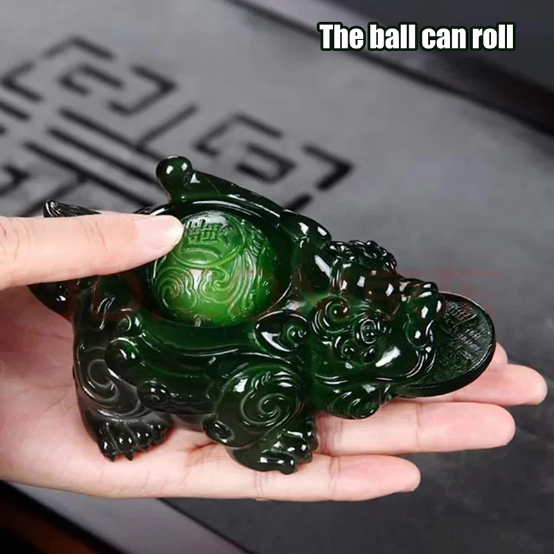 Mini Resin Color-changing Tea Pet Zhaocai Animal Sculpture Tea Table Decoration Zen Tabletop Ornaments Exquisite Tea Accessories