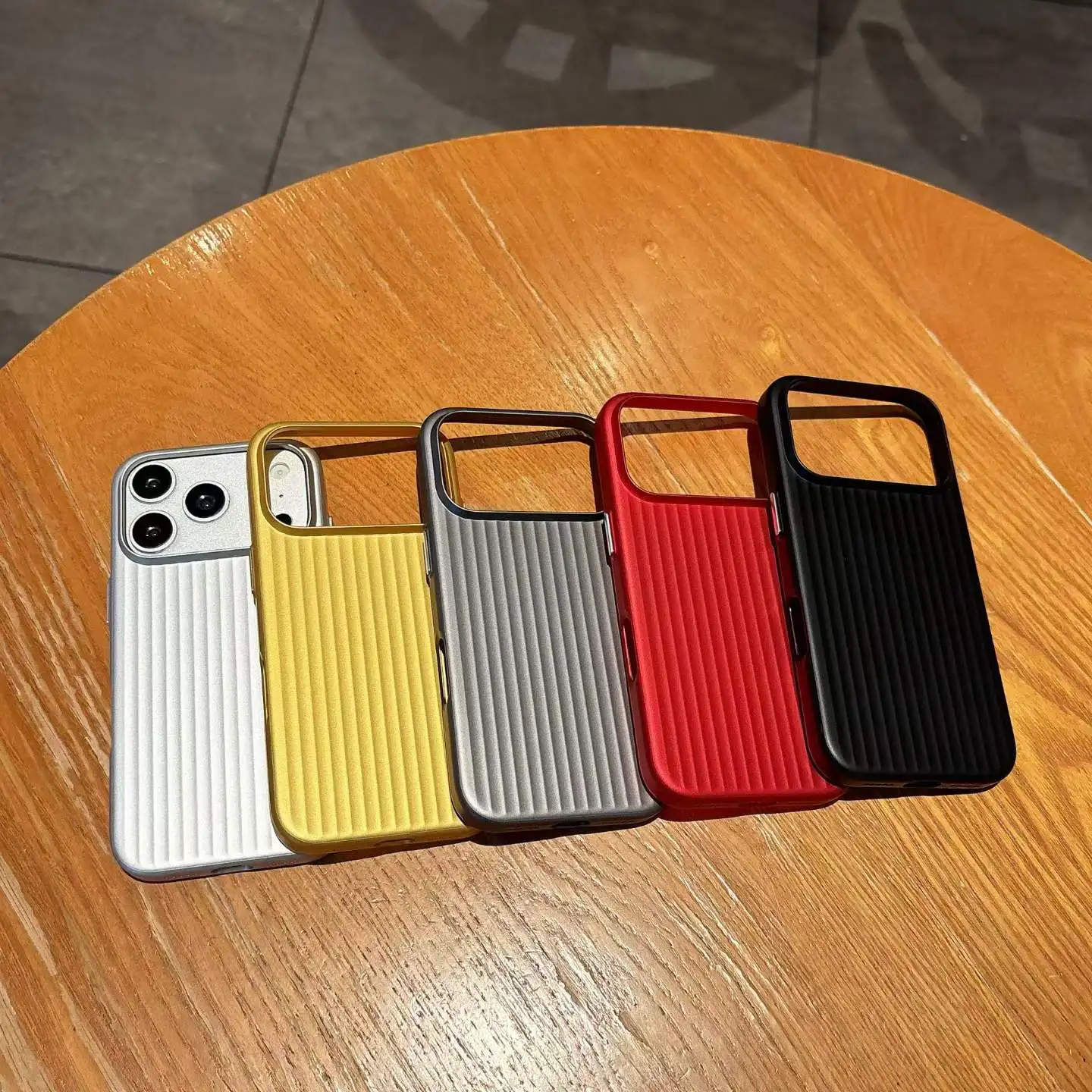 For MEIZU 20 21 22 Pro Case luxury Luggage stripe plating PC Hard Back Cover Shell Bumper Funda