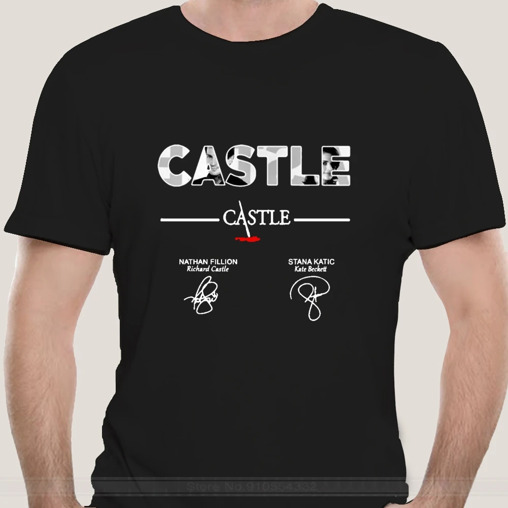 Мужская футболка с надписью «Castle Tv Series»