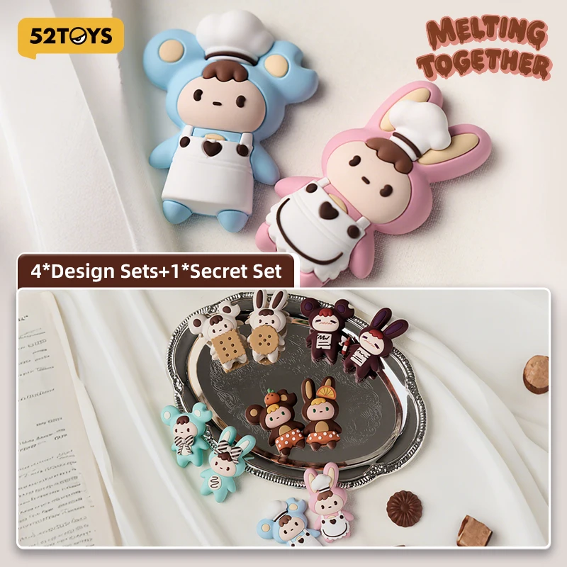 

52TOYS Mystery Box LITTLE BUNS Melting Together Series - Магнит на холодильник (слепая коробка)