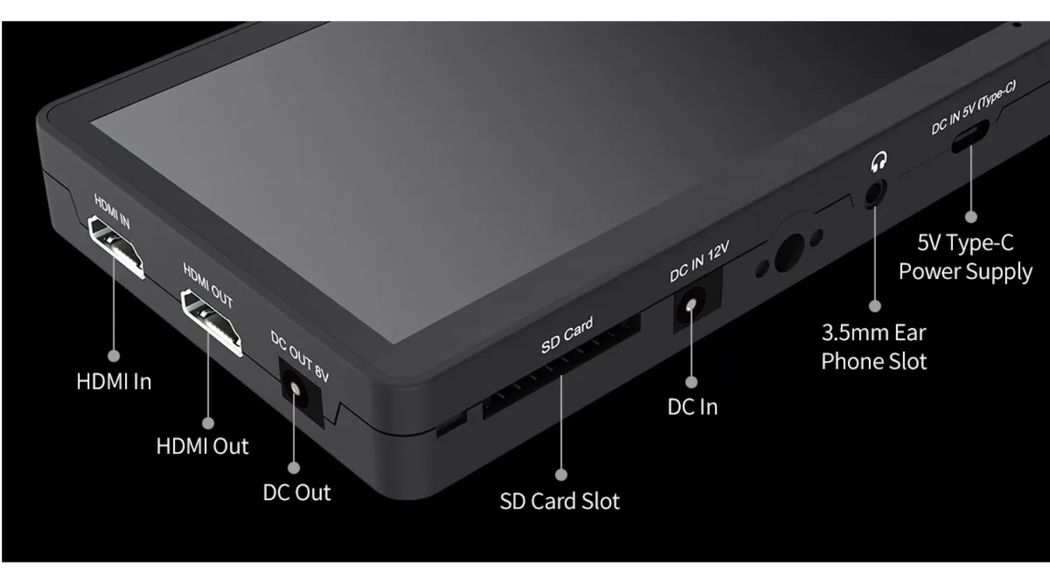 FEELWORLD F6 PLUS V2 4K Monitor 6 นิ้วกล้อง DSLR Field Monitor 3D LUT หน้าจอสัมผัส IPS FHD 1920x1080 วิดีโอกล้อง