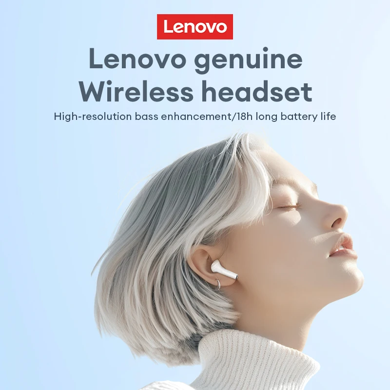 TWS bluetooth Lenovo-LP5 proヘッドセット,v5.4低遅延ヘッドセット,ゲーム,hifi,高品質,音楽,オリジナル,新品