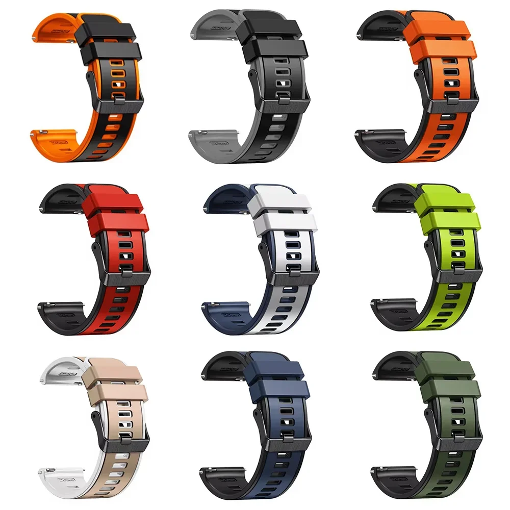 20mm 22mm Replacement Band Bracelet For Garmin VENU 3 2/Vivoactive 3 4/Vivomove 3/Forerunner 265 255 Silicone Smart Watch Strap