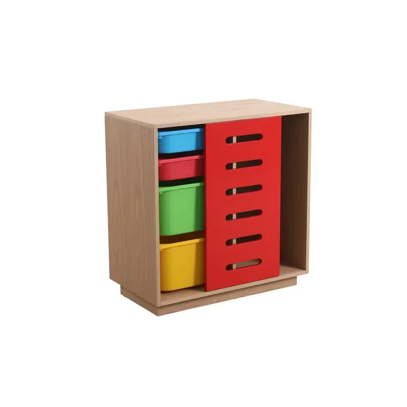 2025 Starway Montessori Children's Kindergarten Wooden Locker Children's Kindergarten Furniture Toy Rack Bedroom Storage