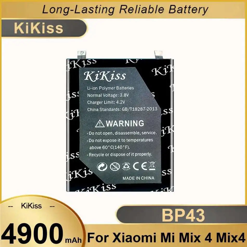 

4900mAh For Xiaomi MI Mix 4 Mix4 BP43 Fast Charging Mobile Phone Battery