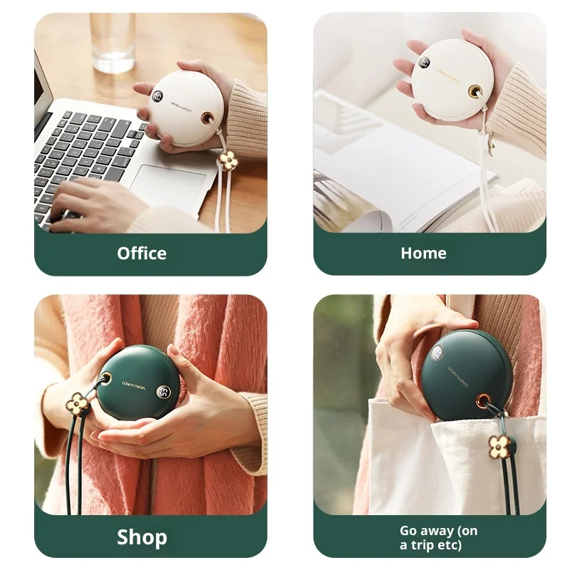 Eary USB 2 في 1 5000mAh جهاز تدفئة محمول قابل لإعادة الشحن 3 مستوى المحمولة الكهربائية تدفئة اليد قابلة لإعادة الاستخدام هدايا للأصدقاء الرجال النساء طفل