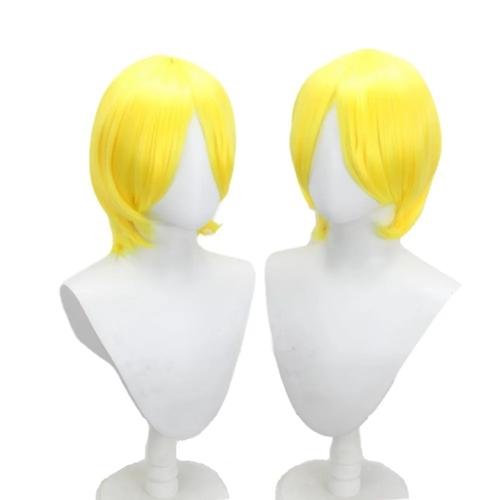 Peluca Limbus Company Don Quijote - Pelo de cosplay de anime amarillo