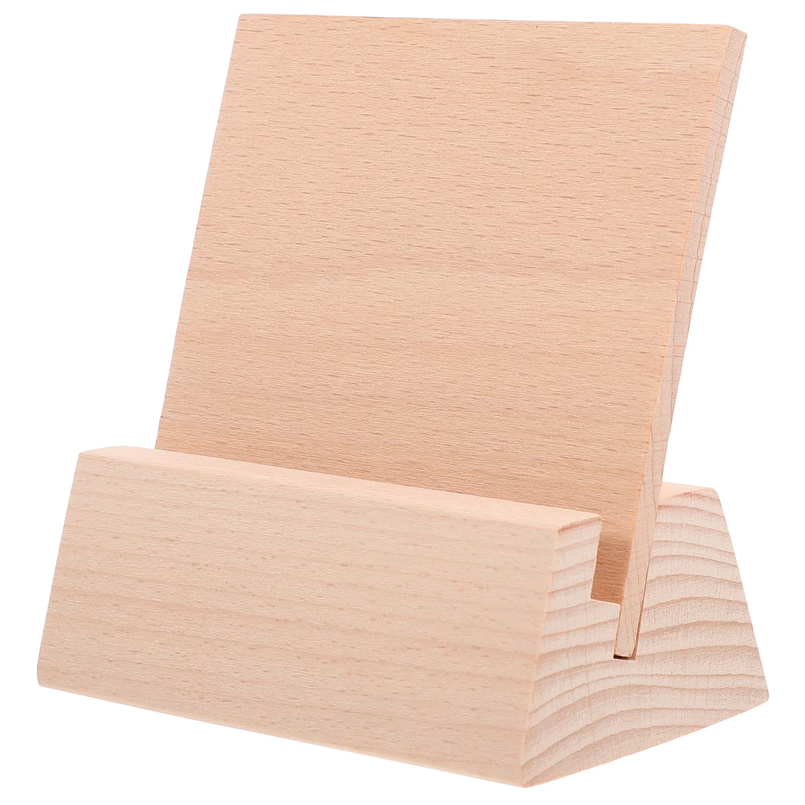 

Wooden Calendar Holder Sturdy Beech Wood Cards Stand for Desk Display Cards Bases for Greeting Business Retail Gift Display Rack