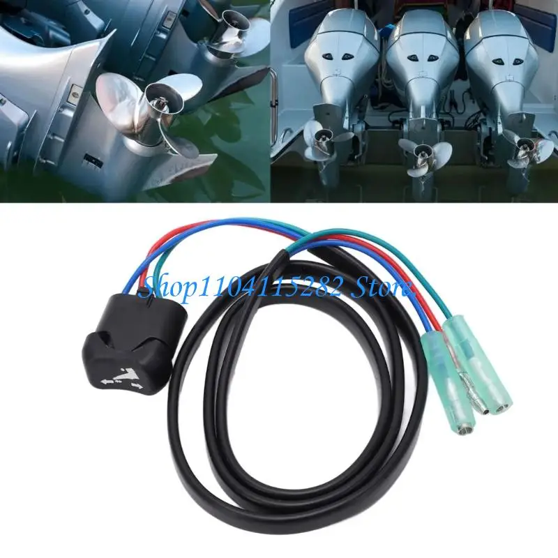 

Replacement Trim Tilt Switches Assembly Easy Installation Trim and Tilt Switches for Outboard Remote Control Box