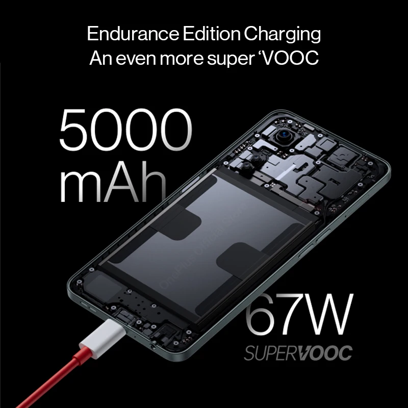 Global Version OnePlus Nord CE 3 Lite 5G 8GB 256GB 108MP Camera SUPERVOOC 67W Charge 5000mAh Battery NFC