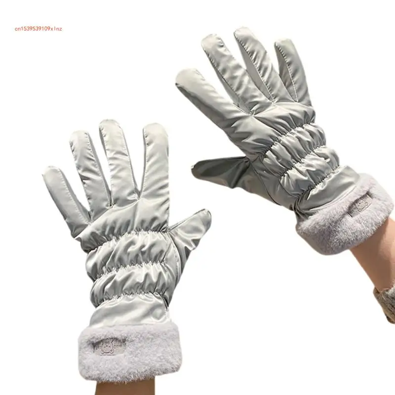 Stylish Touchable Screen Function Thermal Gloves Windproof Hand Protectors