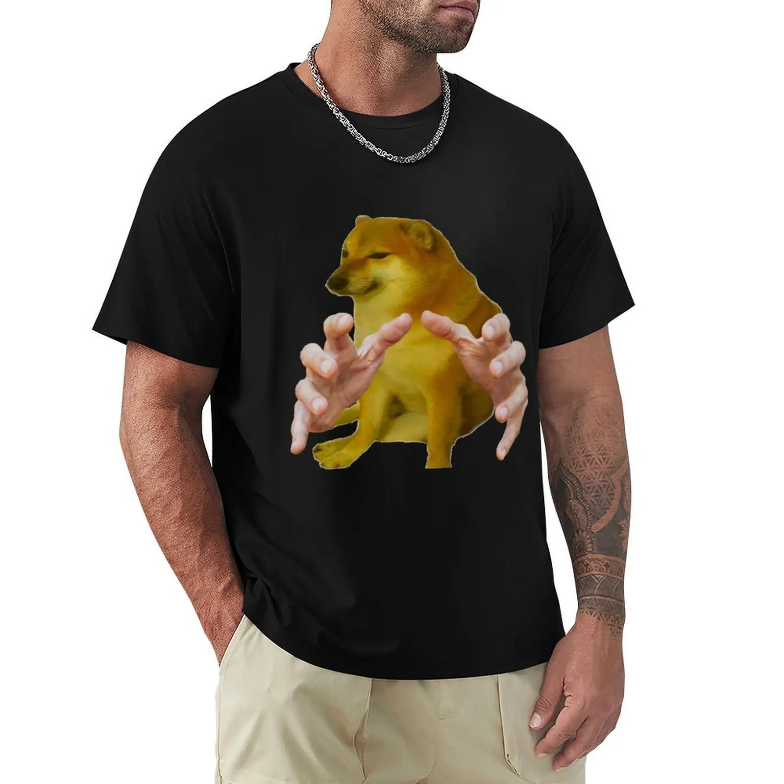 Cheems You Think Youre Safe? T-Shirt graphic t shirts for man T-Shirt