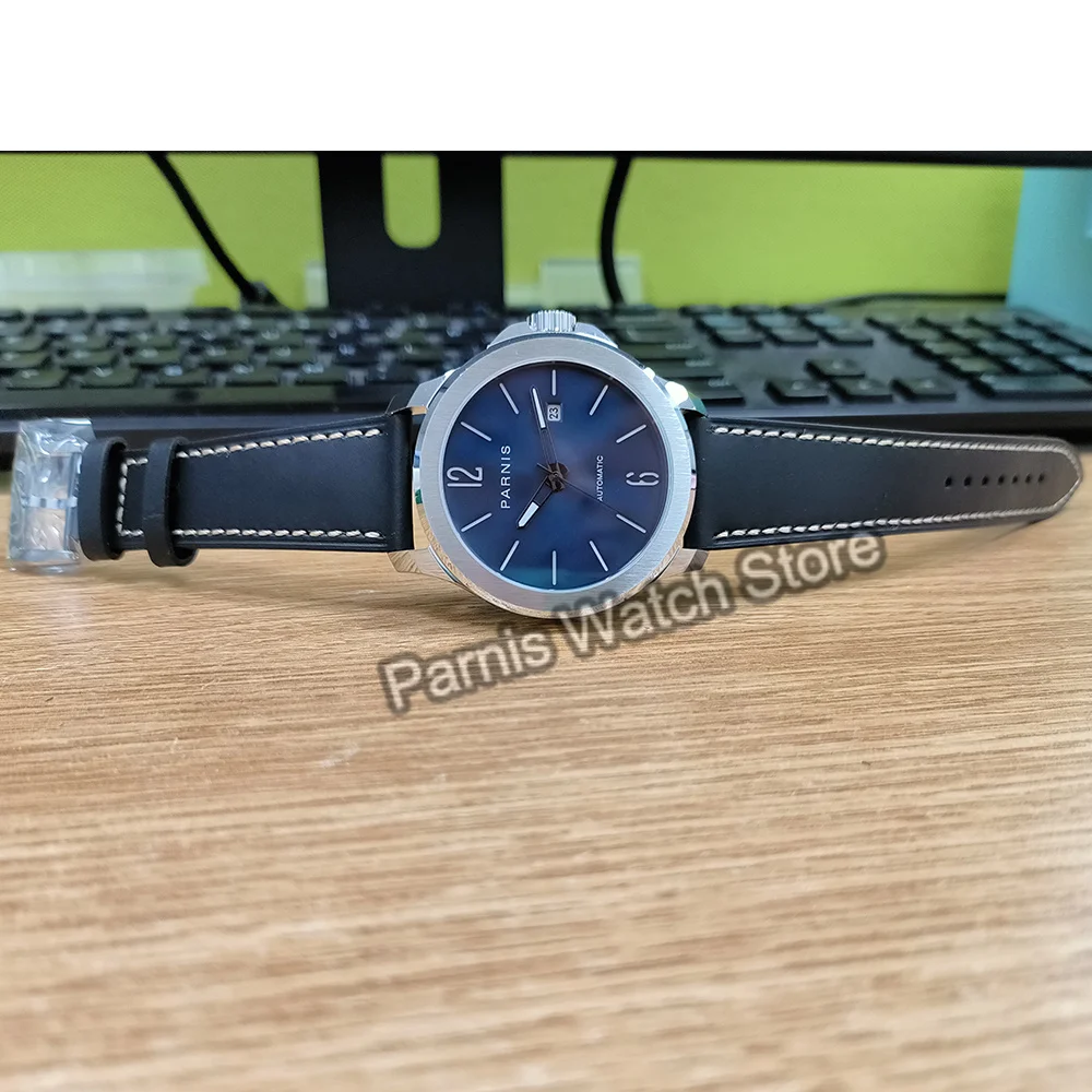 Parhéritage-Montre à Mouvement existent pour Homme, Cadran Bleu, Clip Saphir, 10 Iko, Degré d'Eau, 44mm