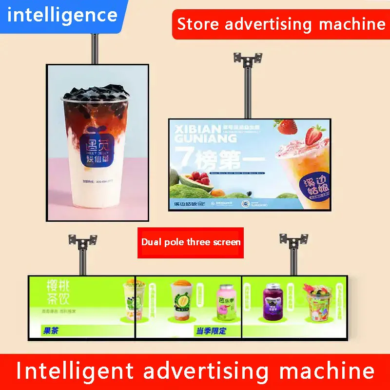 Ultra thin LED floating light box, LED menu board, magnetic ceiling hanging light box, suitable for restaurants and shops.