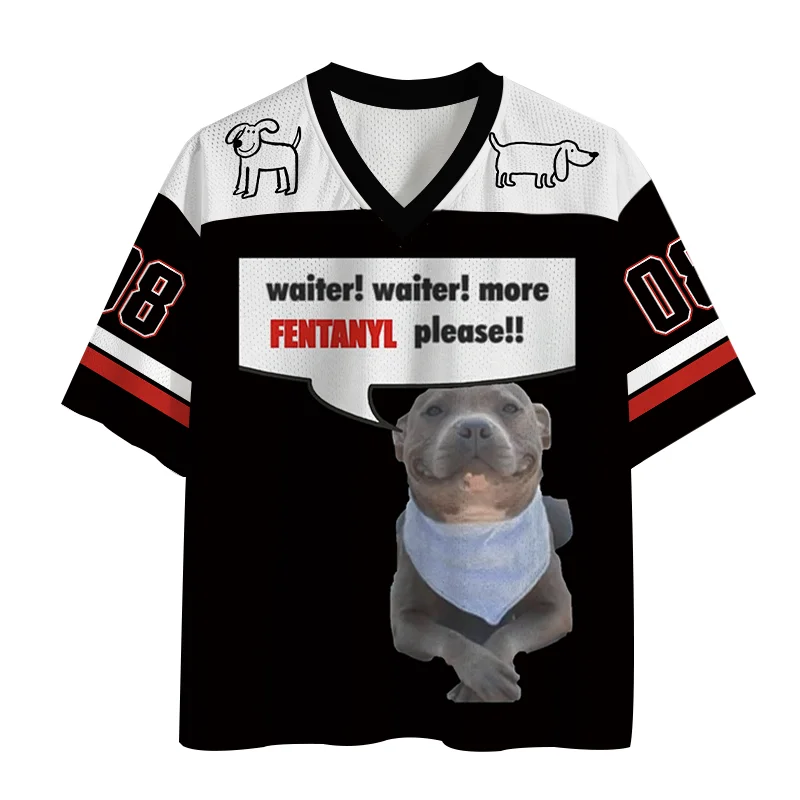 Funny Dinosaur 3D print sport Quick-dry Breatha men V-neck T-shirt Summer outdoor street casual  Harajuku Y2K parent-child cloth