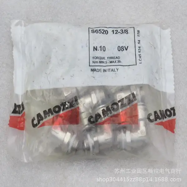 * Spot sales * New Camozzi air connector S6520 12-3/8 spot