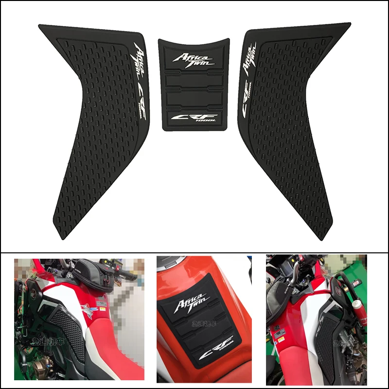 

High quality Motorcycle Tank Traction Side Pad Gas Fuel Knee Grip Decal For Honda CRF1000L