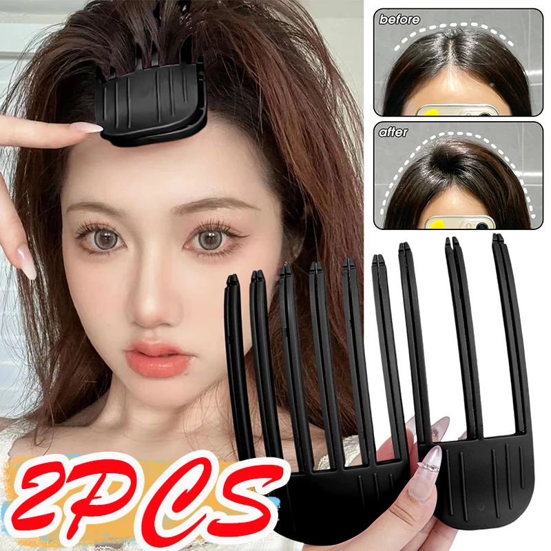 3/6Teeth Fluffy Hair Roots Clips Comb Lazy Hair Top Styling Curling Barrel Portable Korean Hairs Clip Volume Wind Sculpting Comb