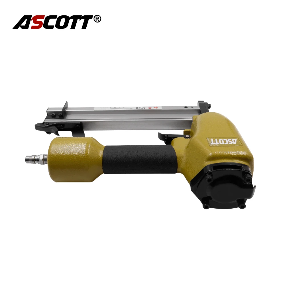 St38 14ga nailer pneumático pesado para carpintaria e concreto para projetos de nailer de ar diy de madeira dura 14ga brad pistola de unhas