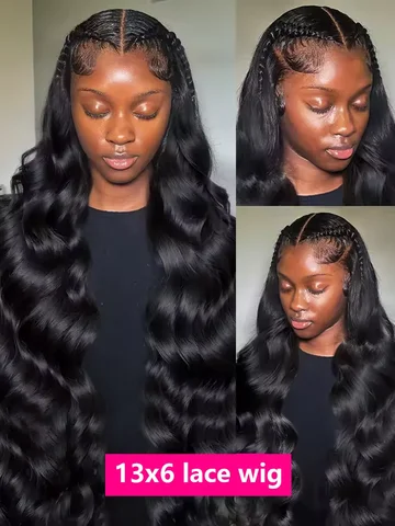 Melodie 13x6 13x4 pelucas frontales de encaje cabello humano ondulado 28 34 40 pulgadas ondas 100% cabello humano brasileño 5x5 peluca sin pegamento