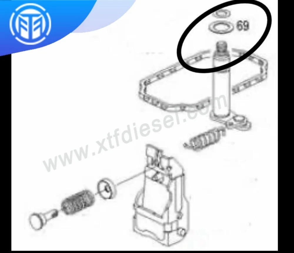 T.DI 10pcs/Lot Gasket  1 200 101 640  for VE Pump Shaft with Different Thicknesses 1200101640