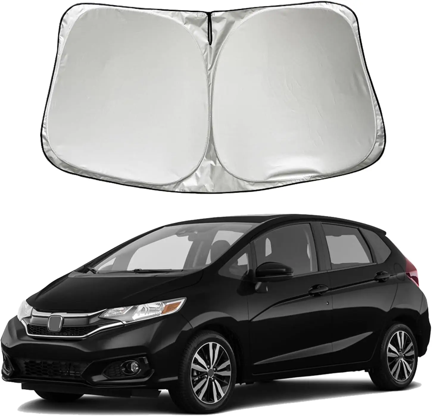 

Солнцезащитный козырек на лобовое стекло автомобиля, совместимый с Honda Fit EXL Sport Engine 2024 2023 2022 2021 2020-2007, аксессуары, автомобиль F