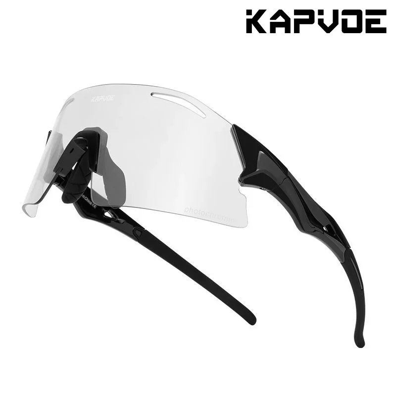 AliExpress kapvoe Kapvoe Photochromic Cycling Glasses Sunglasses for Men UV400 Eyewear Women Bike Bicycle Driving Outdoor Sport Marathon Triathlon