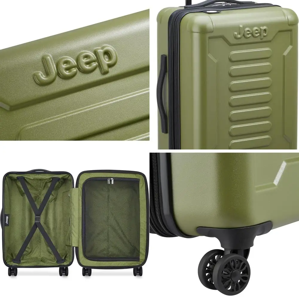 

Expandable Hardside Spinner Luggage, Avocado, 20 Inch Carry-On