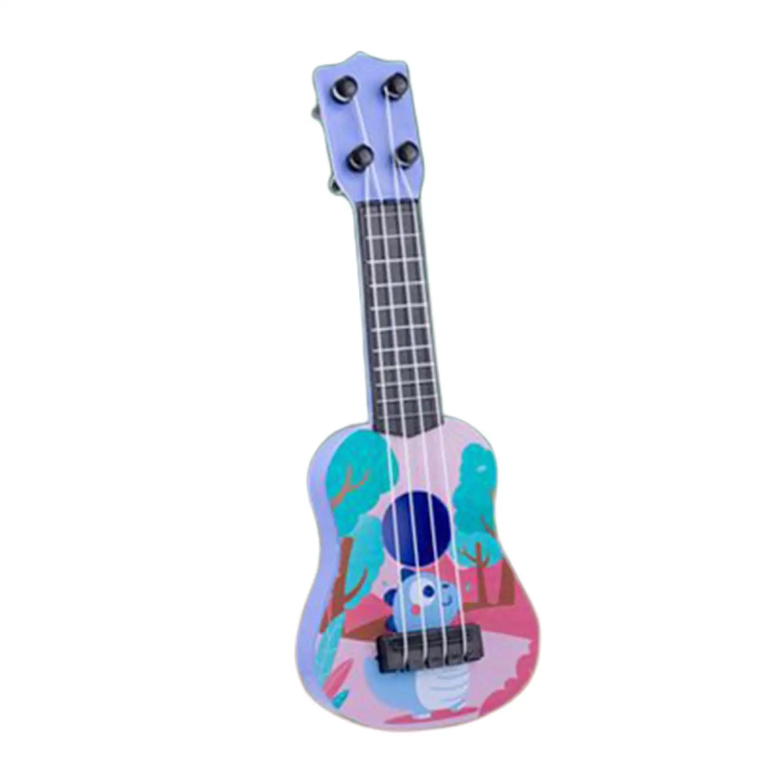 Guitarra de ukelele de juguete, guitarra pequeña educativa temprana para niños pequeños y bebés