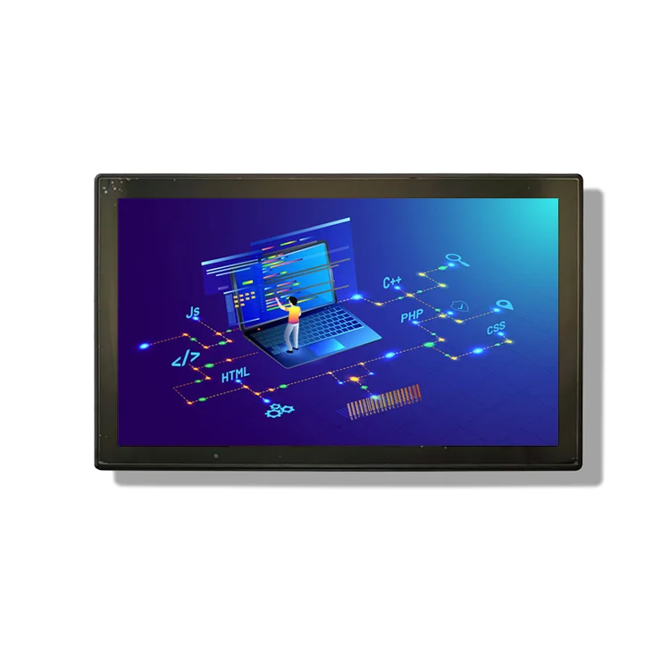 21.5 Inch Industrial LCD Monitor Open Frame Embedded Wall Mount Capacitive Touch Screen Monitors