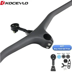 Mtb Carbon Handlebars 28.6mm-10Degree Integrated Handlebar for Mountain Bike 680~780mm Stem 60/70/80/90/100mm Bicycle Parts