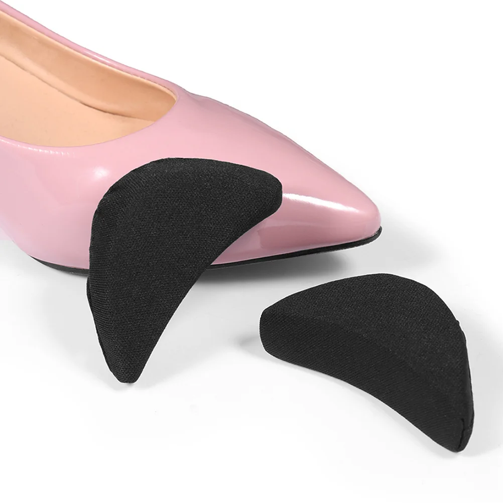 

Thickened Forefoot Half Pad of High-heeled Shoes (black Adjustable Toe Inserts Filler Pumps Too Big Women Flat Insoles