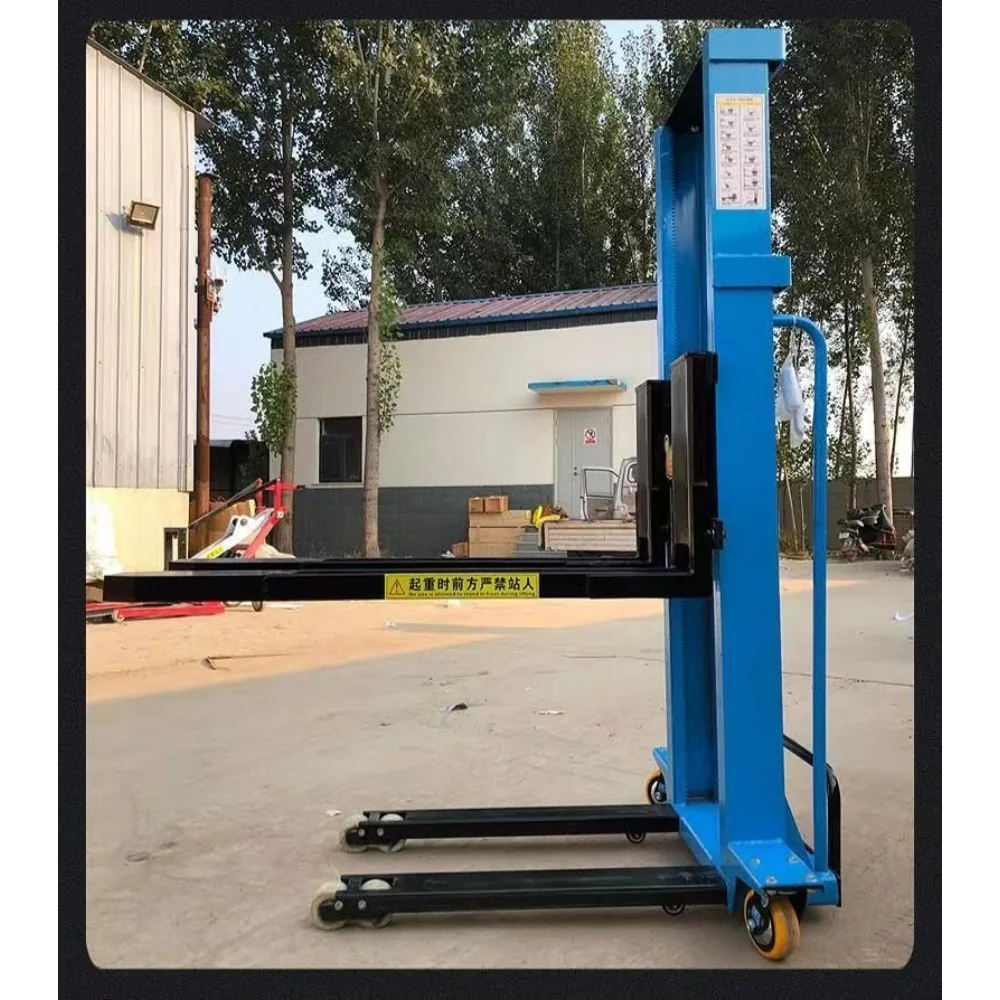 Electric forklift portable automatic hydraulic transport stacker mobile lift